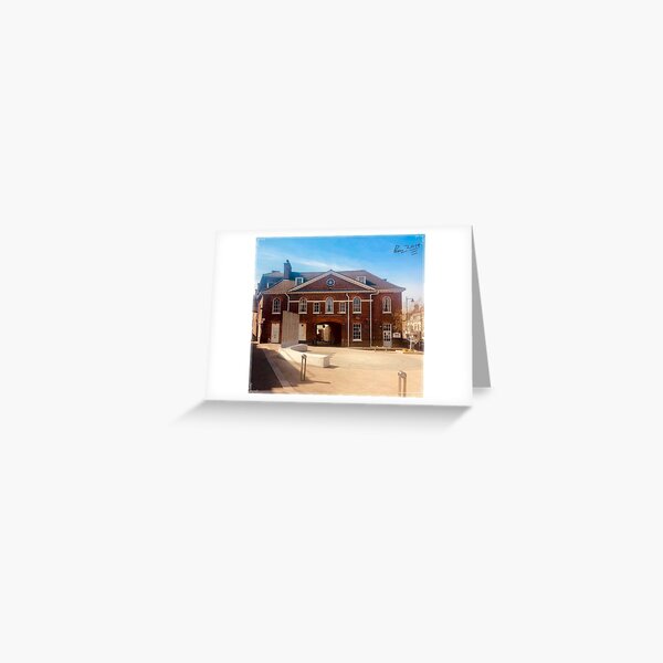 Rutland arms hotel (Newmarket adventure card collection) Greeting Card