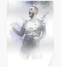 Eden Hazard im Madrid Real Poster