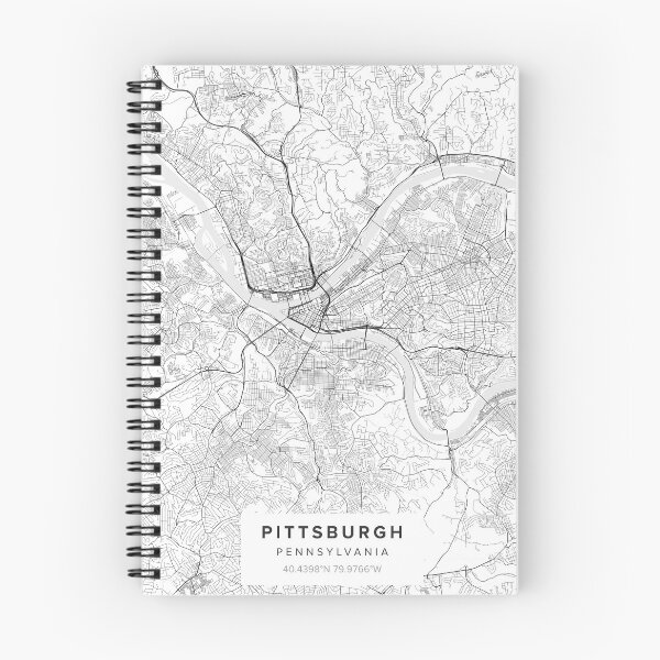 Item preview, Pittsburgh Map designed and sold by Kara515.