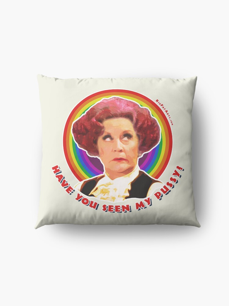 Alternate view of Have You Seen My Pussy? Floor Pillow