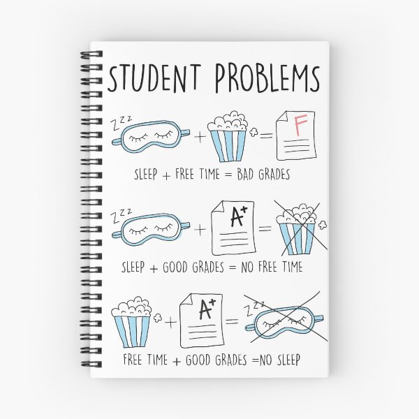 Item preview, Student Problems - Sleep, Free time, Grades designed and sold by Moritz Schwäble.