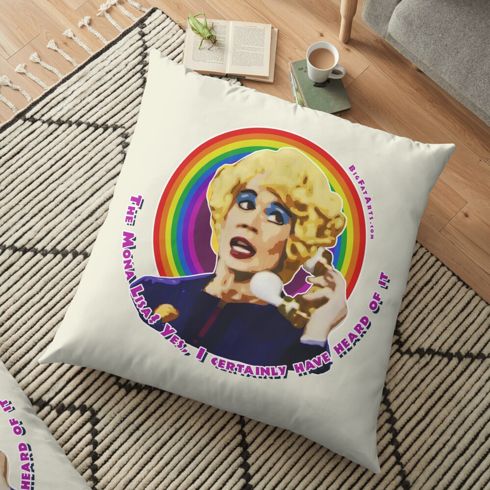 Miss Babs Mona Lisa Floor Pillow