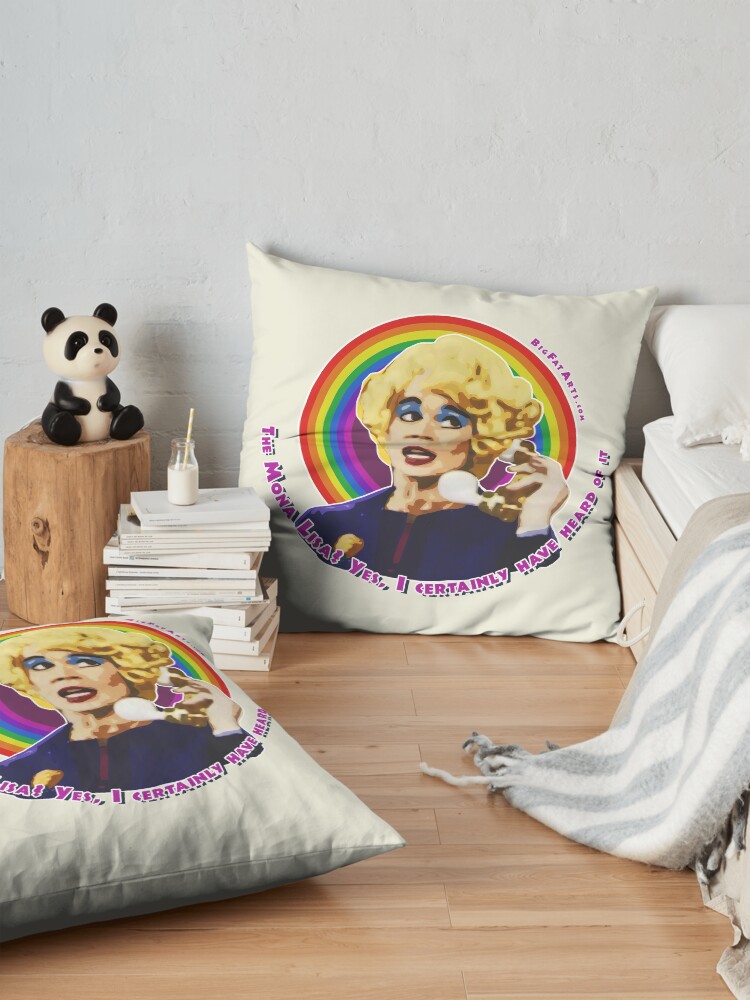 Alternate view of Miss Babs Mona Lisa Floor Pillow