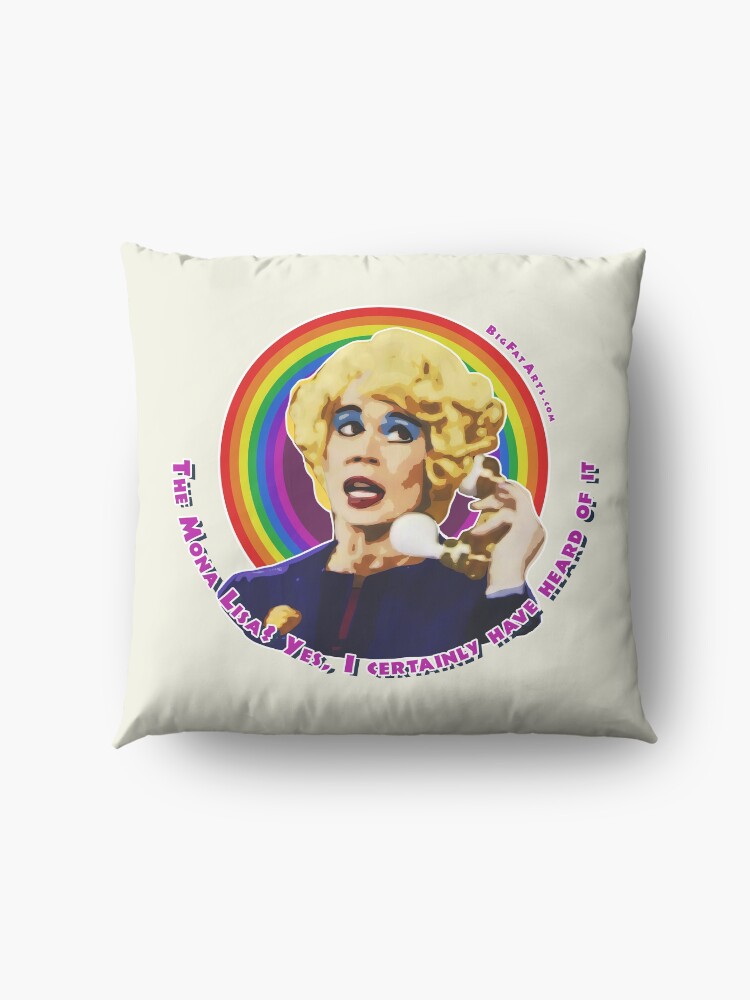 Alternate view of Miss Babs Mona Lisa Floor Pillow