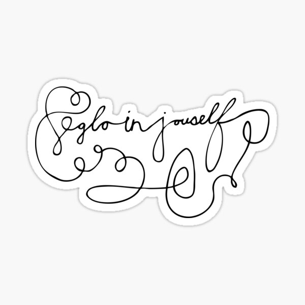 Glo in Jouself Sticker