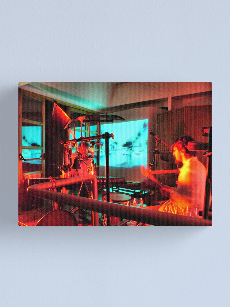 Alternate view of The percussionist Canvas Print
