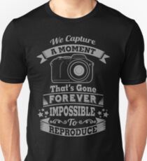 photography photographer t-shirt Unisex T-Shirt
