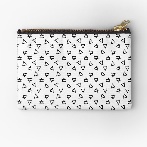 Elemental - Black Zipper Pouch