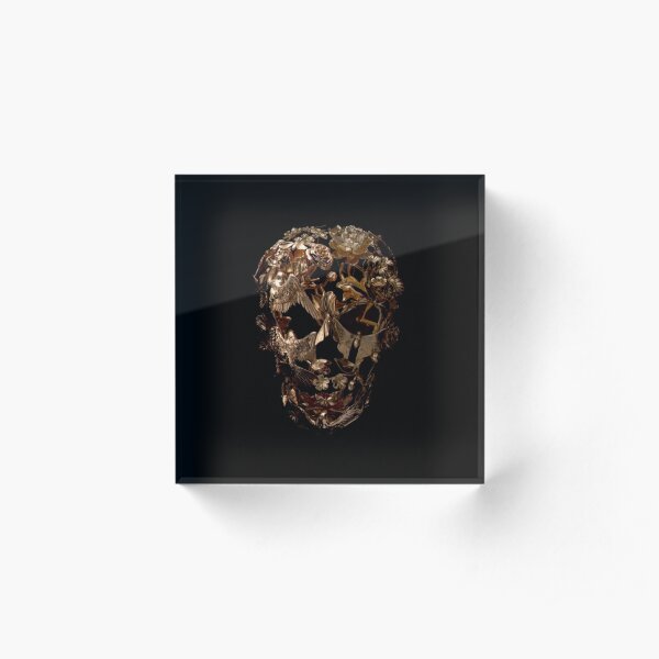 Alexander Mcqueen Savage Beauty Mask Acrylic Block