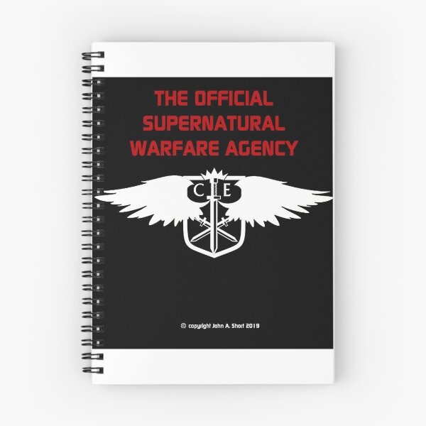 Item preview, Supernatural Warfare Agency logo - Black background designed and sold by johnashort.