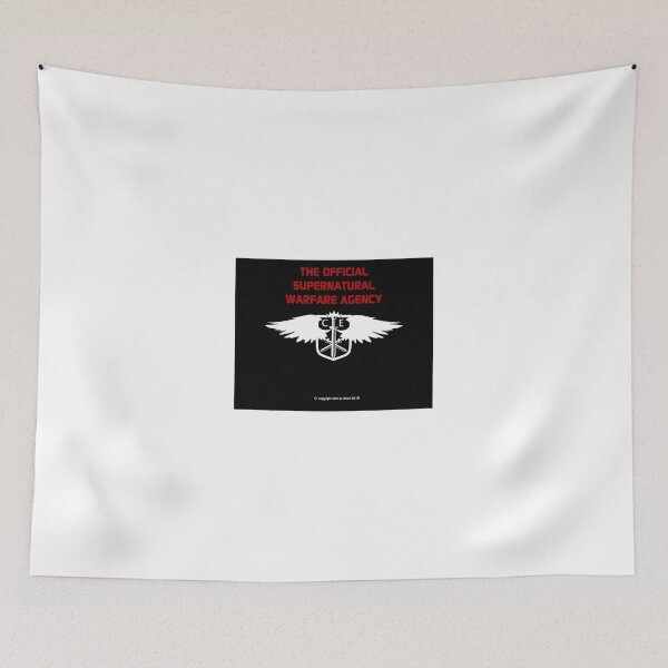 Item preview, Supernatural Warfare Agency logo - Black background designed and sold by johnashort.