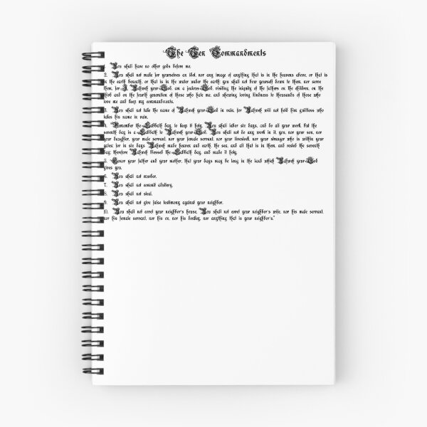 Item preview, The Ten Commandments ~ Old Style Font designed and sold by Espied.
