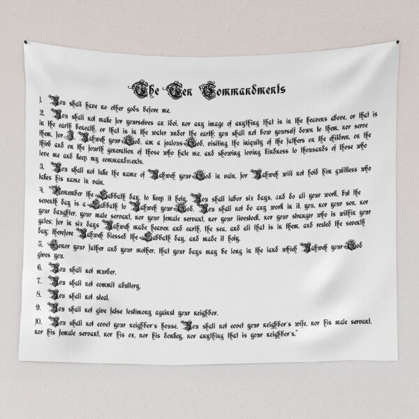Item preview, The Ten Commandments ~ Old Style Font designed and sold by Espied.