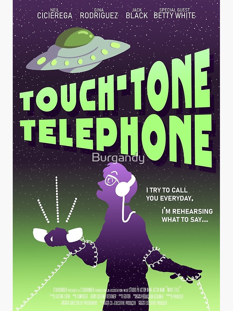 Disover Touch-Tone Telephone Poster Premium Matte Vertical Poster