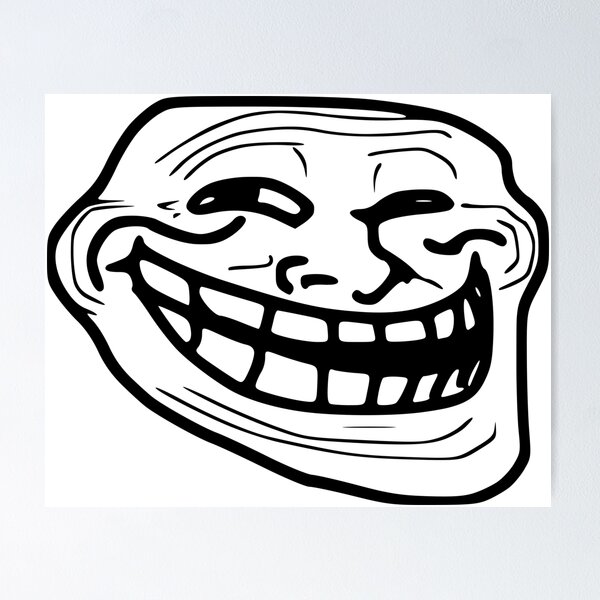 sad troll face 128x128 Minecraft Skin