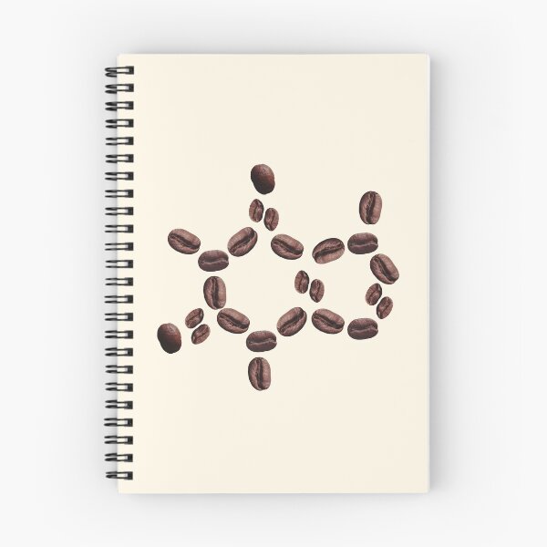 Artikelvorschau, Kaffeebohne-Koffein-Molekül-Struktur entworfen und verkauft von RadiantArray.