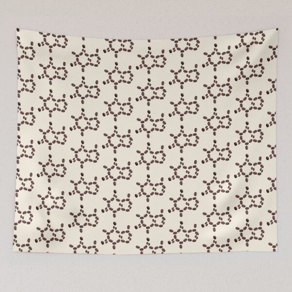Item preview, Coffee Bean Caffeine Molecule Structure designed and sold by RadiantArray.
