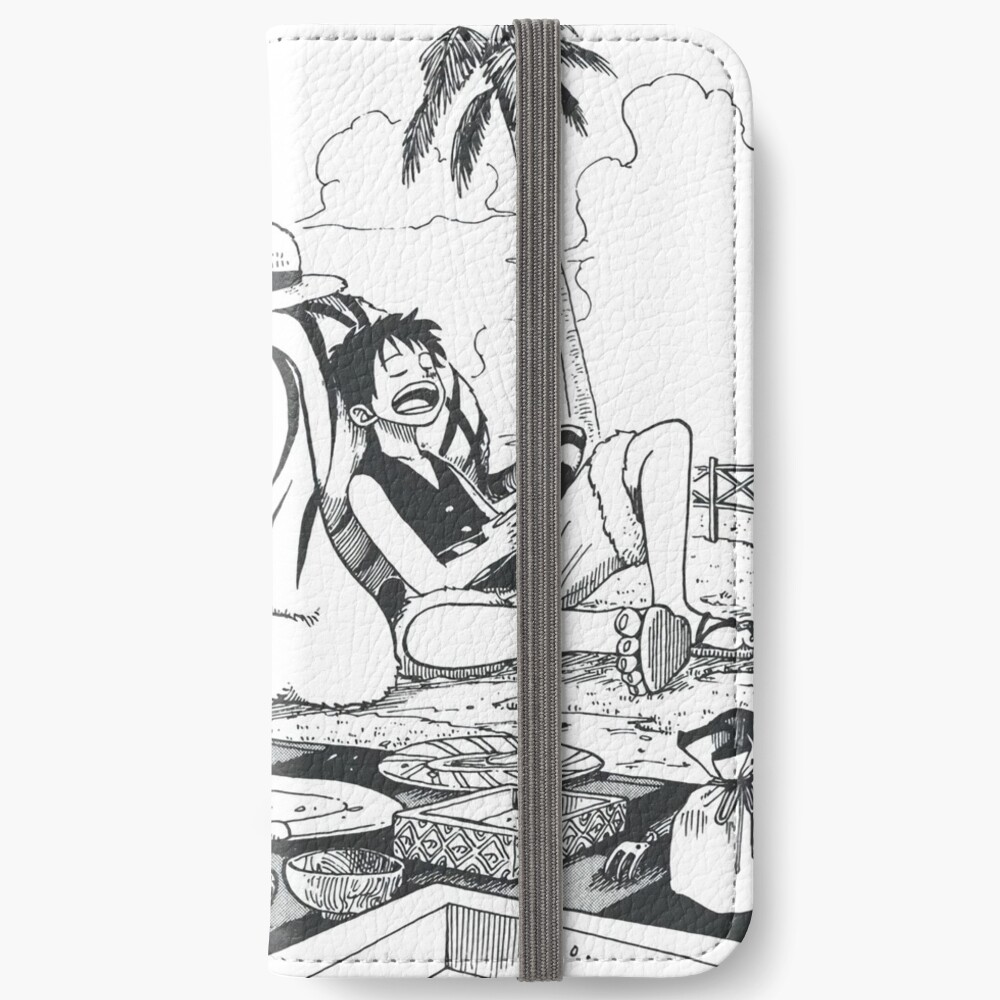 One Piece Monkey D Luffy Tiger Iphone Wallet By Thesmartchicken Redbubble - one piece shonen jump roblox