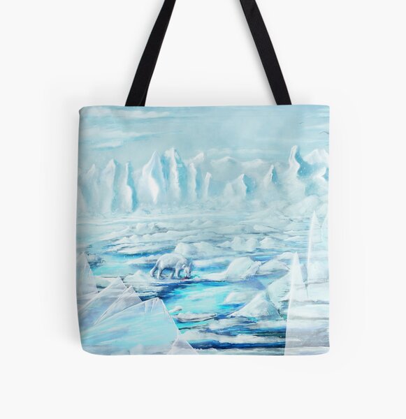 Ice - Digital Painting All Over Print Tote Bag
