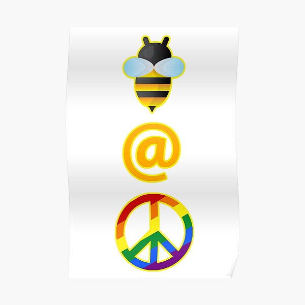 Bee at Peace Poster