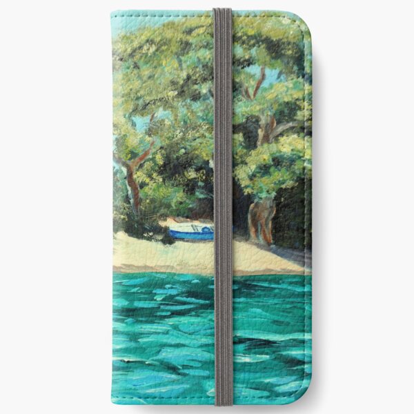 Meeting on the Helford River iPhone Wallet