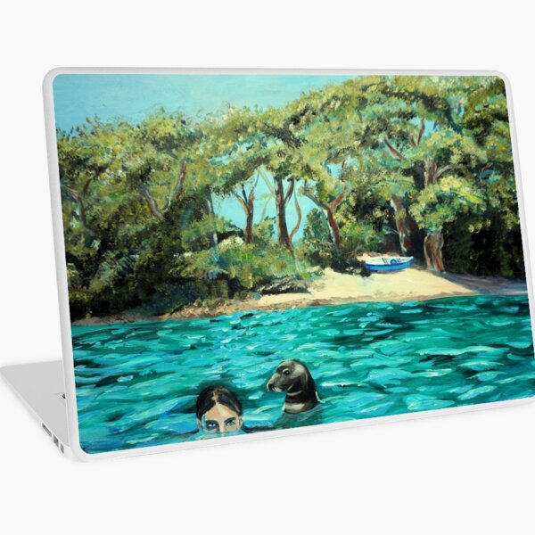 Meeting on the Helford River Laptop Skin