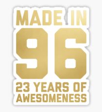 23rd Birthday Gift Adult Age 23 Year Old Men Women Sticker