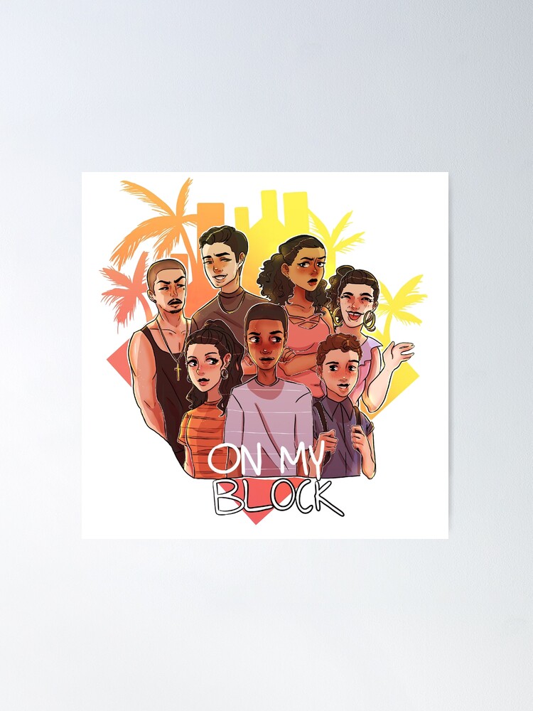 On My Block 2 Movie 2021 Action Drama Painting Print Wall Art - POSTER 20x30