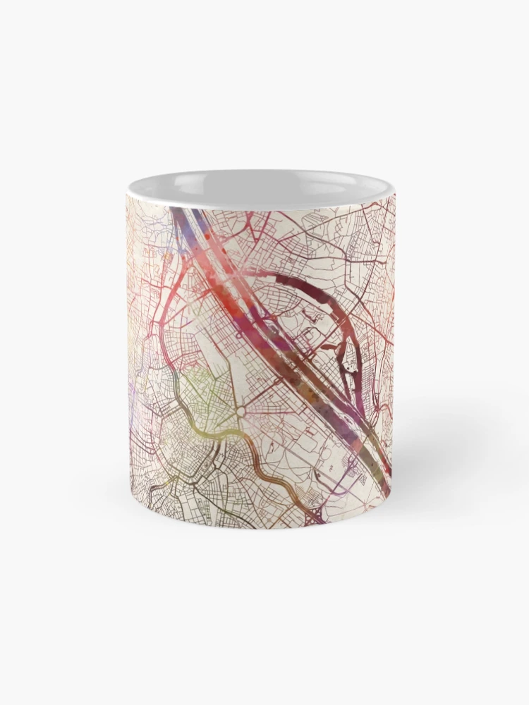Thumbnail 4 of 6, Coffee Mug, Vienna map designed and sold by MapMapMaps.