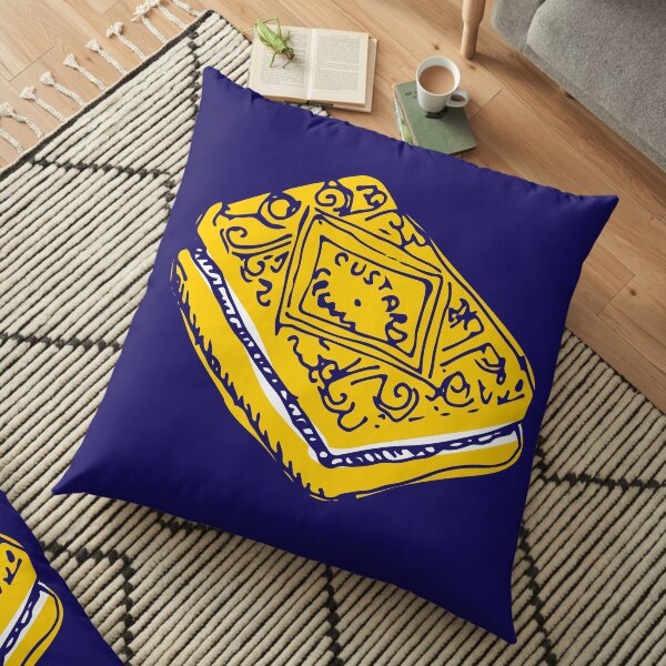 Custard Cream Biscuit Floor Pillow