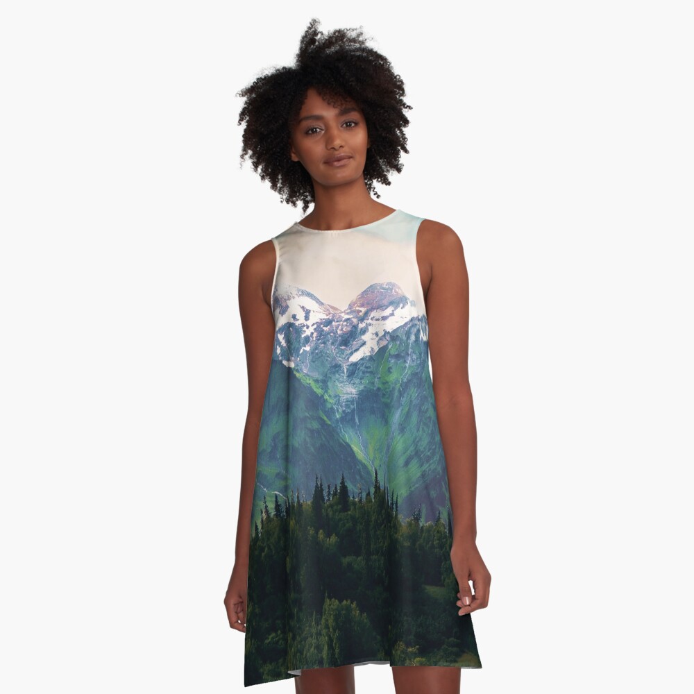 Escaping from woodland heights I A-Line Dress