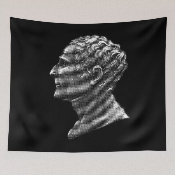 Item preview, Enlightenment influencer Jean-Jacques Rousseau, portrait designed and sold by close-up.biz.