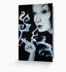 Snake Woman Greeting Card