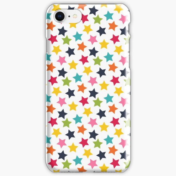 Bright Confetti Stars Pattern iPhone Snap Case