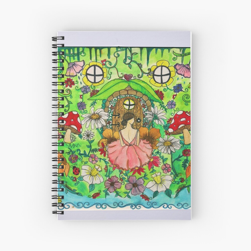fairy garden Spiral Notebook