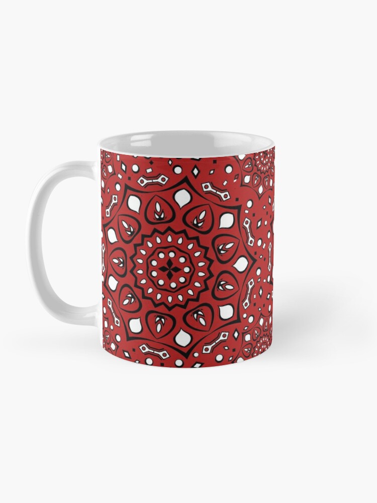 Traditional Sindhi Ajrak Pattern Design Coffee Mug for Sale by
