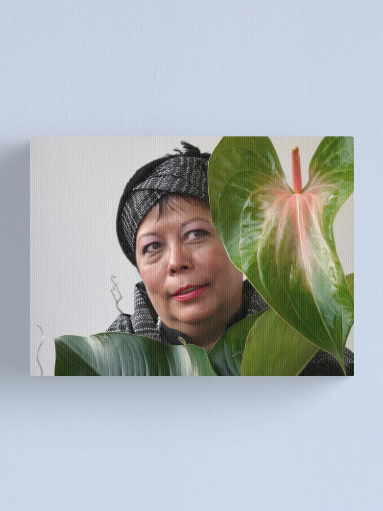 Alternate view of (605) Rosa with more inspiration Canvas Print