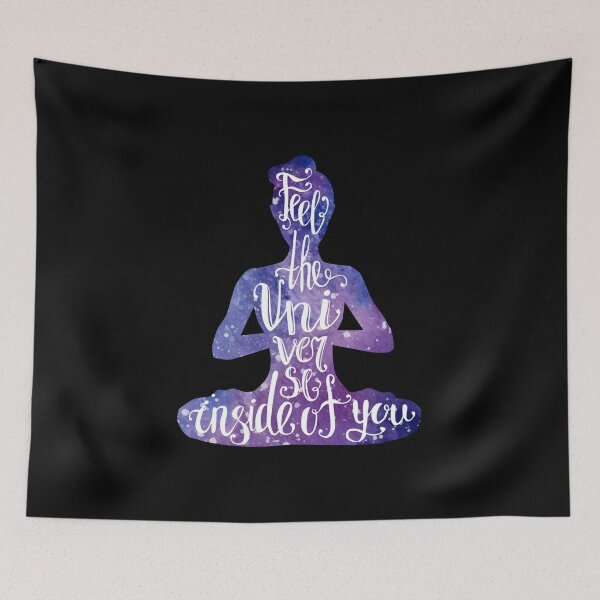 Artikelvorschau, Yoga Pose product - Feel The Universe entworfen und verkauft von stuch75.