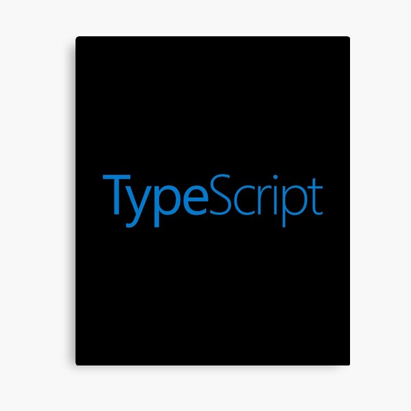 Typescript Canvas Prints | Redbubble