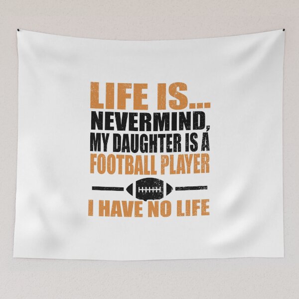 Item preview, American Football product - My Daughter is a Player - Parenthood Gift designed and sold by stuch75.
