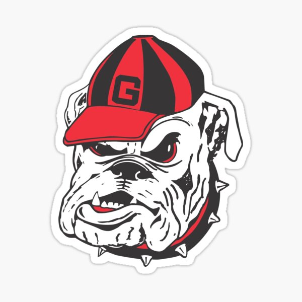 Vintage Bulldog UGA Sticker