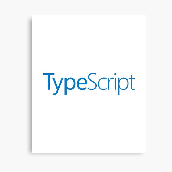 Typescript Canvas Prints | Redbubble