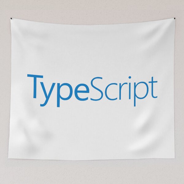 Item preview, TypeScript Official Logo (White) designed and sold by hellkni9ht.