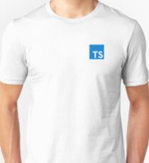 TypeScript Logo (White) Unisex T-Shirt