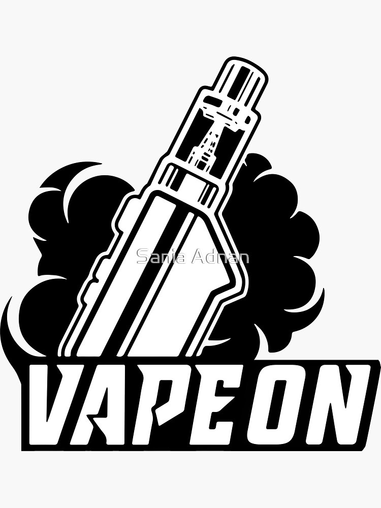 vape sticker Vape Sticker Doodle Icon Stock Vector (Royalty Free) 1151690693