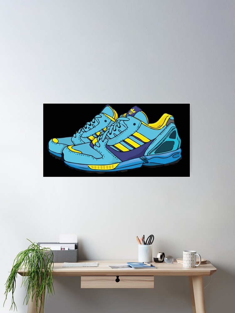 ZX 8000 Aqua sneakers | Poster