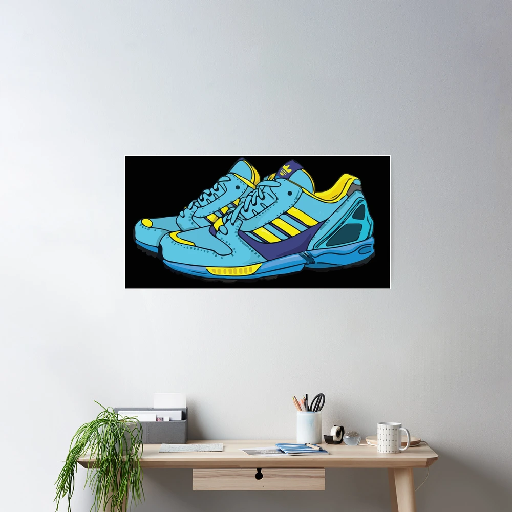 ZX 8000 Aqua sneakers | Poster