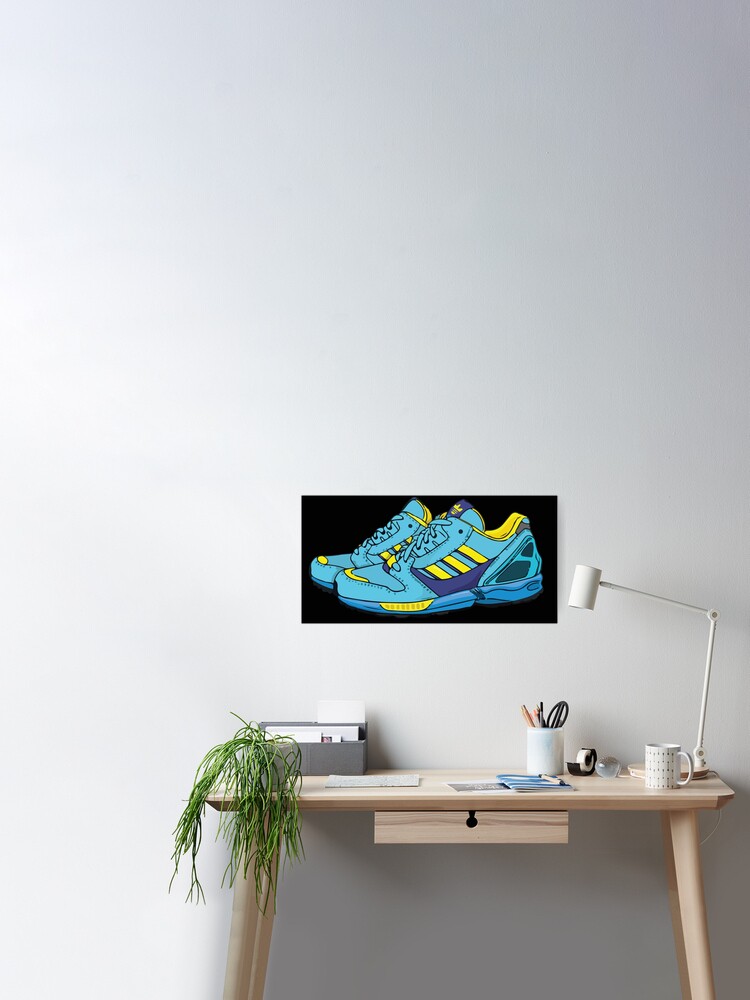 ZX 8000 Aqua sneakers | Poster