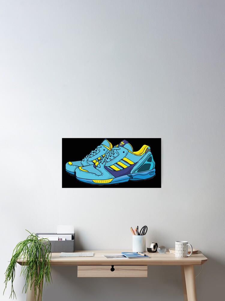 ZX 8000 Aqua sneakers | Poster