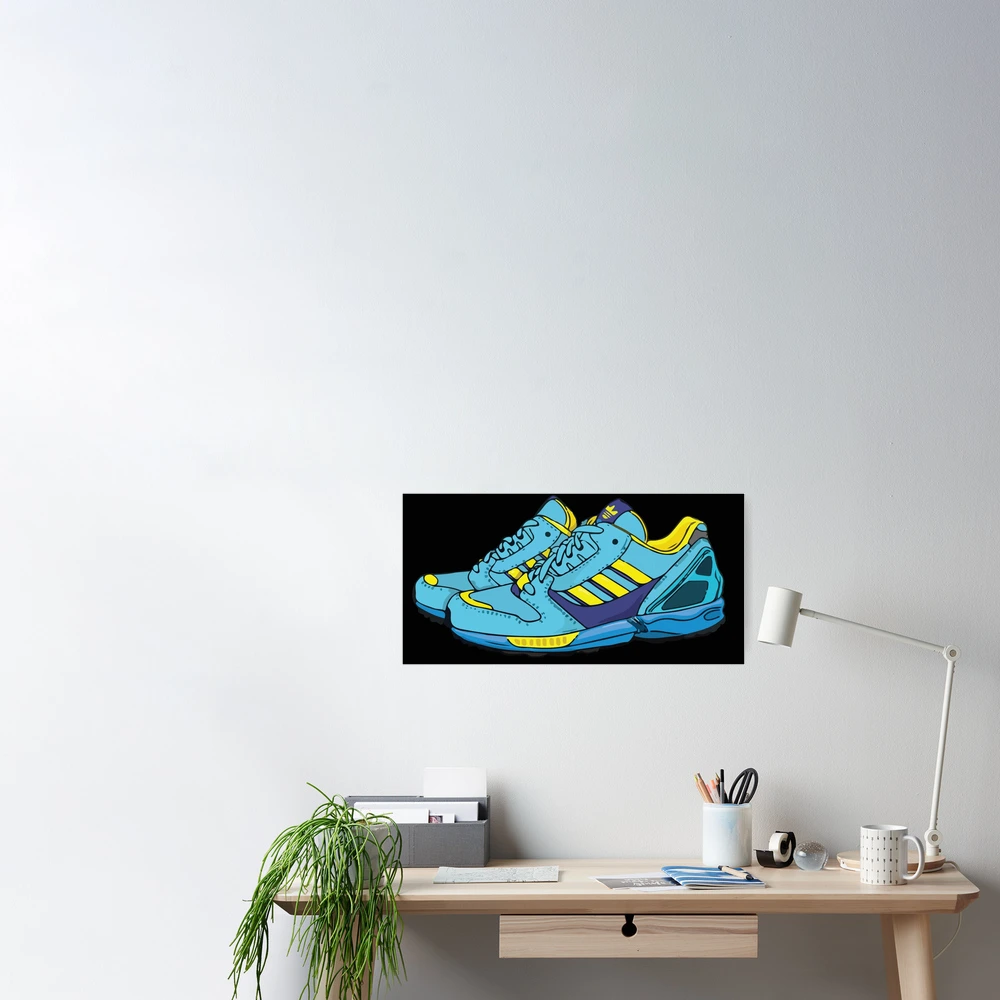 ZX 8000 Aqua sneakers | Poster
